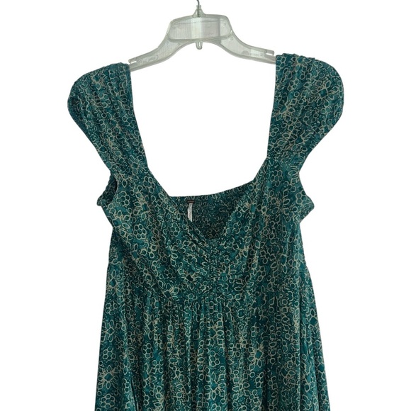 Free People Green Tabitha Mini Dress Size Large NWOT - Picture 7 of 13